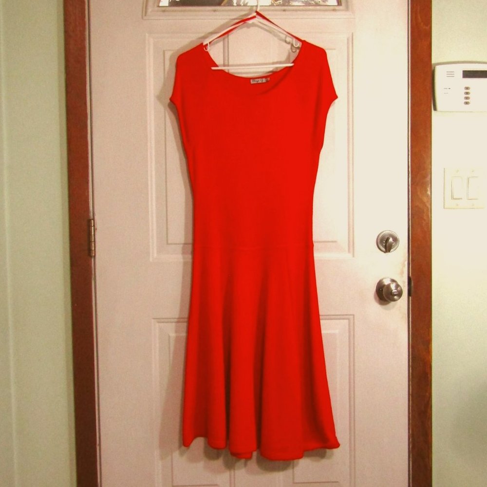 Dillard's Brand Loud Orange Long Dress  Eliza J style EJ4M6146 EJHHP009